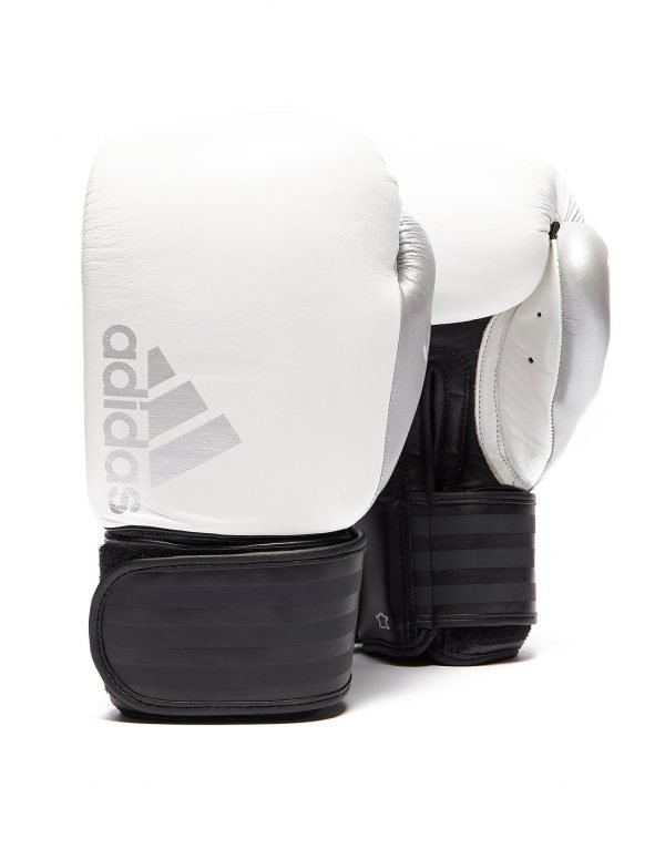 Adidas Hybrid 200 Boxing Gloves Nyrkkeilyhanskat Valkoinen