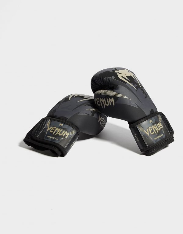 Venum Impact Boxing Gloves Nyrkkeilyhanskat Musta