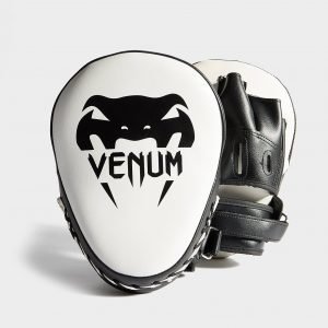 Venum Light Focus Boxing Mitts Pistehanskat Valkoinen